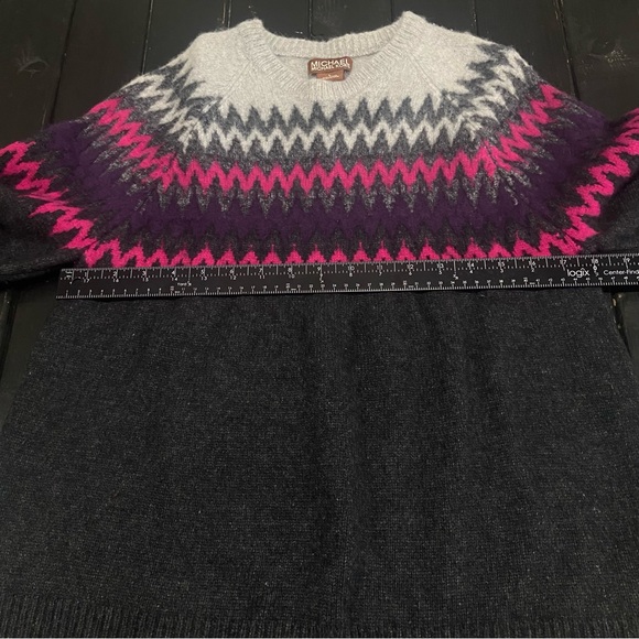 Michael Kors Vintage Style Wool/Cashmere/Angora Blend Sweater Size Large - Picture 6 of 7